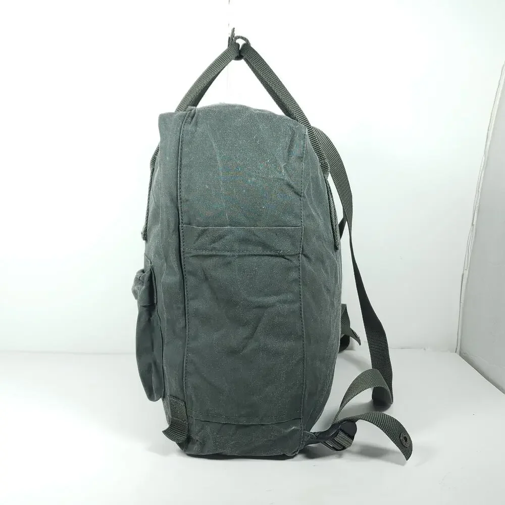 Fjallraven Kanken 23510 Medium Gray Nylon Swedish Daypack Backpack